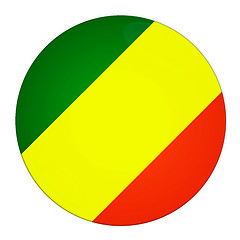 Image showing Congo button with flag