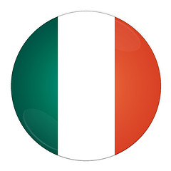 Image showing Ireland button with flag