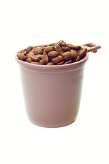 Image showing Cup with coffee beans