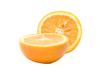 Image showing Two piece of orange fruit