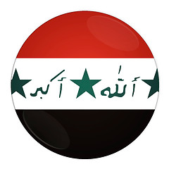 Image showing Iraq button with flag