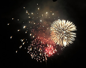 Image showing 4th july fireworks