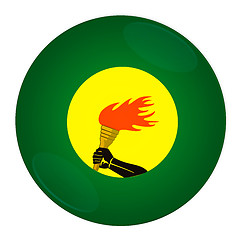 Image showing Zaire button with flag