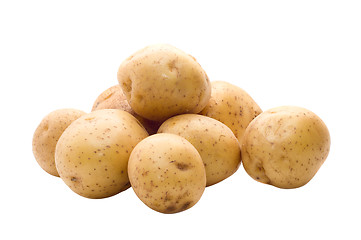 Image showing Raw potatoes