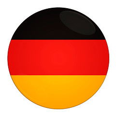 Image showing Germany button with flag