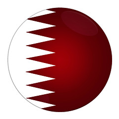 Image showing Qatar button with flag