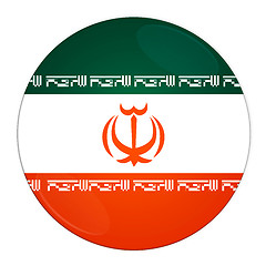 Image showing Iran button with flag