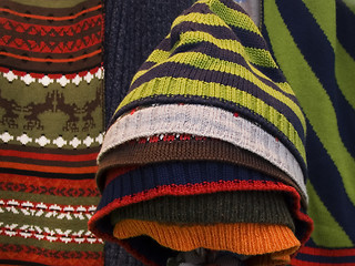 Image showing wooly hats