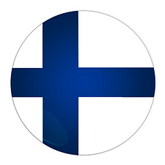 Image showing Finland button with flag