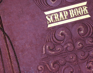 Image showing scrap book