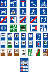 Image showing Vector traffic signs