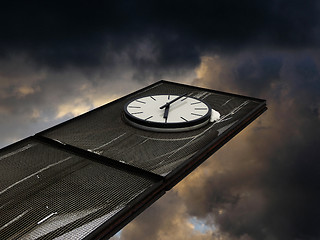 Image showing abstract clock