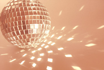 Image showing pink disco ball