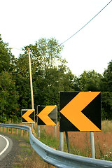 Image showing Dangerous curve