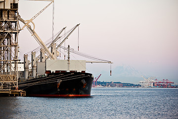 Image showing Shipping port