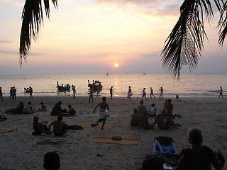 Image showing sunset thailand