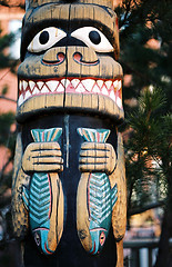 Image showing totem pole fish ,