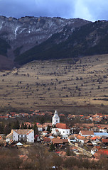 Image showing Mountain village-vertical version