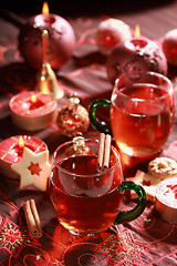 Image showing Hot drink for Christmas