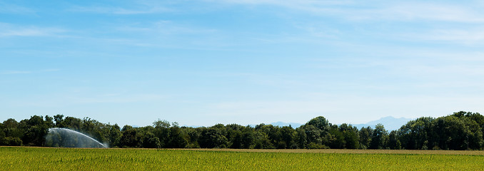 Image showing Panoramic countryside landscape