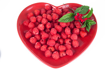 Image showing Raspberries