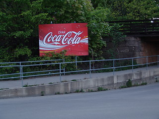 Image showing coca cola sign