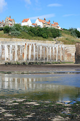 Image showing Houses by the sea