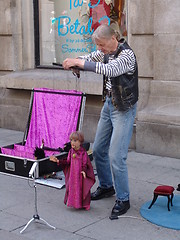 Image showing Street performer