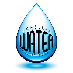 Image showing conserve water