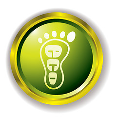 Image showing eco foot icon