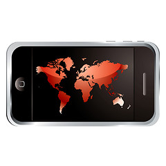 Image showing world phone