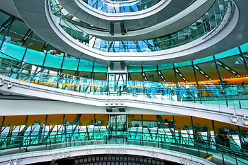 Image showing Glass stairway