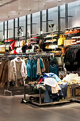 Image showing Clothing shop