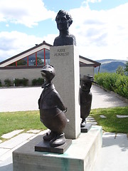 Image showing Kjell Aukrust monument