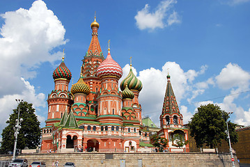 Image showing St.Basil's Cathedral in Moscow