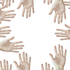 Image showing Hands on white.