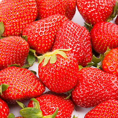 Image showing fresh strawberries