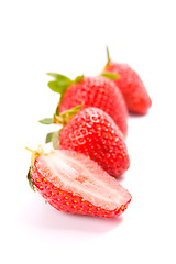 Image showing fresh strawberries