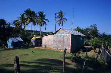 Image showing Countryside house in  Dominican republic