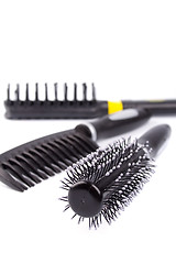 Image showing three hairbrushes
