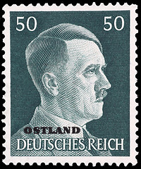 Image showing Adolf Hitler on German Stamp