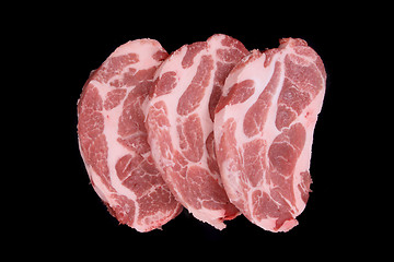 Image showing raw steaks