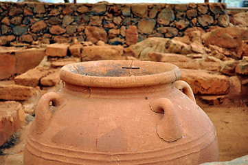 Image showing Minoan Palace. Archaeological site of Malia.