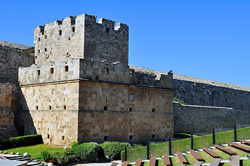 Image showing Rhodes old town.