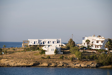 Image showing cyclades greek island architecture on paros island