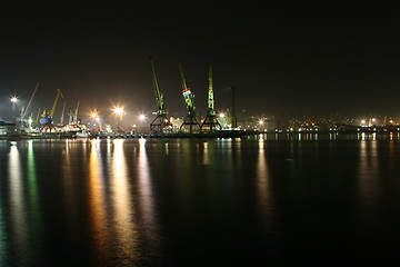 Image showing sea port
