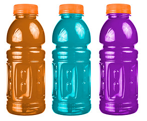 Image showing Sports Drink Set Isolated