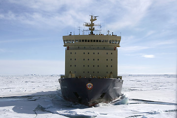 Image showing Icebreaker on Antarctica