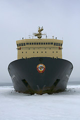 Image showing Icebreaker on Antarctica