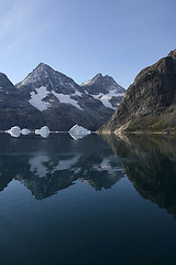 Image showing Mountains in the high arctic